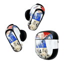 Bose QuietComfort Earbuds II 用 スキンシール ボーズ イヤバッズ2 用 ステッカー 本体3セット ケース1セット 保護 フィルム デコ 英語 文字 ポスター 002504(2)