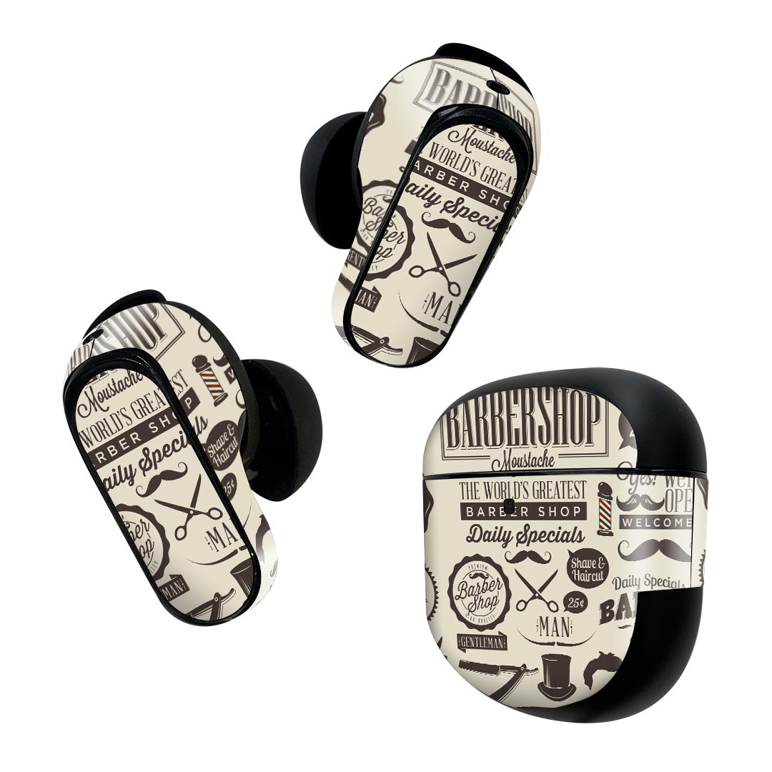 Bose QuietComfort Earbuds II 用 スキンシール ボーズ イヤバッズ2 用　ステッカ...