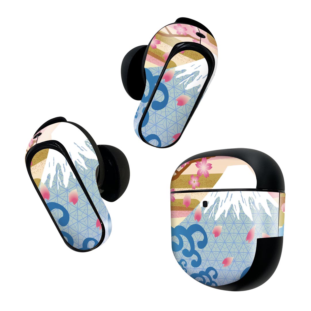 Bose QuietComfort Earbuds II 用 スキンシール ボーズ イヤバッズ2 用　ステッカ...