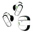 Bose QuietComfort Earbuds II 用 スキンシール ボーズ イヤバッズ2 用 ステッカー 本体3セット ケース1セット 保護 フィルム デコ スポーツ 英語 シンプル 002841(2)