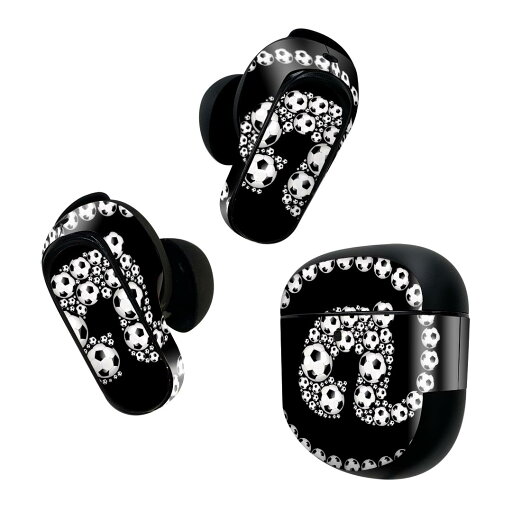 Bose QuietComfort Earbuds II 用 スキンシール ボーズ イヤバッズ2 用 ステッカー 本体3セット ケース1セット 保護 フィルム デコ スポーツ シンプル 黒 002903 Bose QuietComfort Earbuds II 用 スキンシール ボーズ イヤバッズ2 用 ステッカー 本体3セット ケース1セット 保護 フィルム デコ スポーツ シンプル 黒 002903