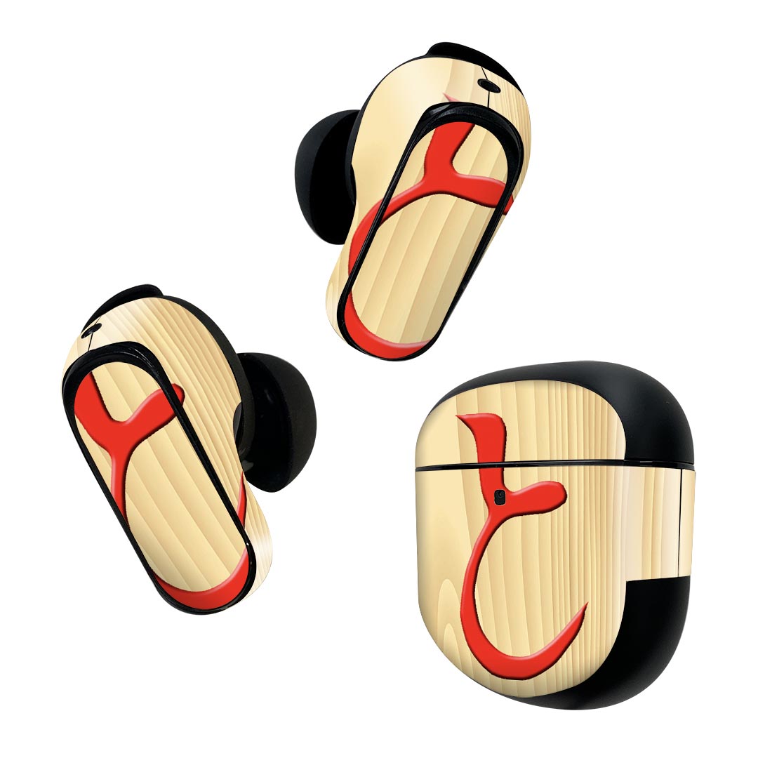 Bose QuietComfort Earbuds II 用 スキンシール ボーズ イヤバッズ2 用　ステッカー　本体3セット ケー..