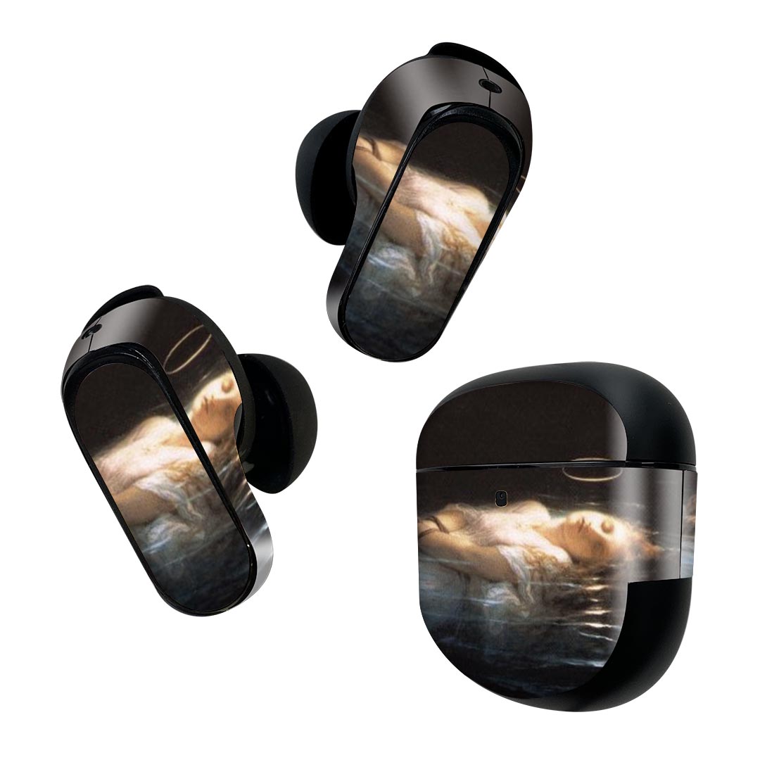 Bose QuietComfort Earbuds II 用 スキンシール ボーズ イヤバッズ2 用　ステッカ...