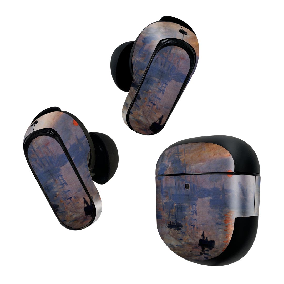 Bose QuietComfort Earbuds II 用 スキンシール ボーズ イヤバッズ2 用　ステッカ...
