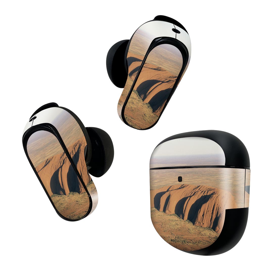 Bose QuietComfort Earbuds II 用 スキンシール ボーズ イヤバッズ2 用　ステッカー　本体3セット ケー..