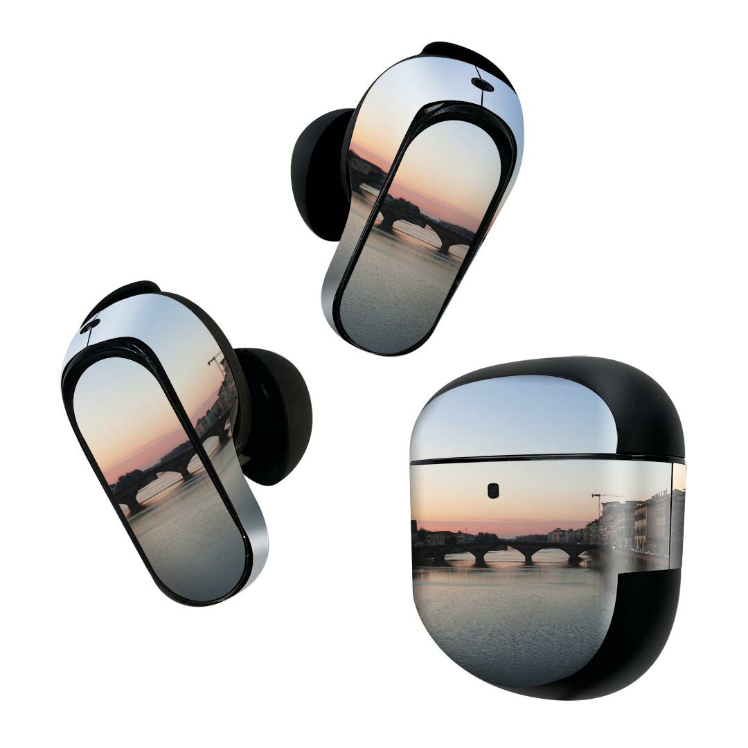 Bose QuietComfort Earbuds II 用 スキンシール ボーズ イヤバッズ2 用　ステッカー　本体3セット ケー..