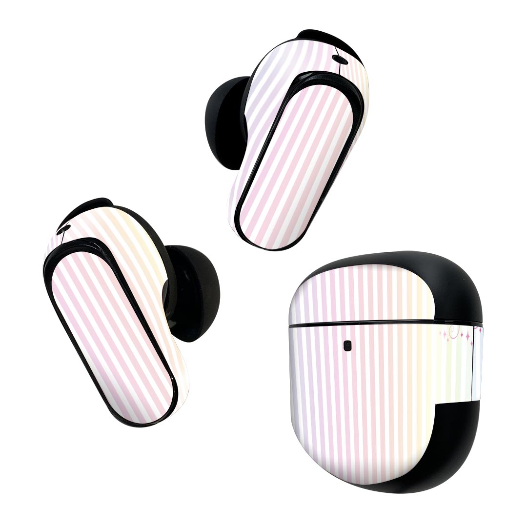 Bose QuietComfort Earbuds II 用 スキンシール ボーズ イヤバッズ2 用　ステッカ...