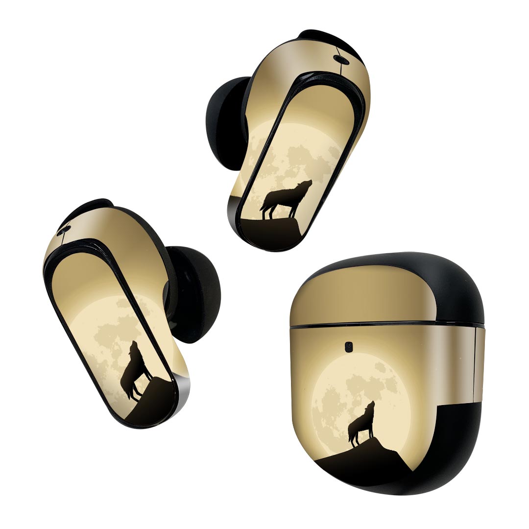 Bose QuietComfort Earbuds II 用 スキンシール ボーズ イヤバッズ2 用　ステッカ...
