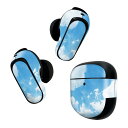 Bose QuietComfort Earbuds II 用 スキンシール ボーズ イヤバッズ2 用 ステッカー 本体3セット ケース1セット 保護 フィルム デコ 空 写真 景色 003474(2)