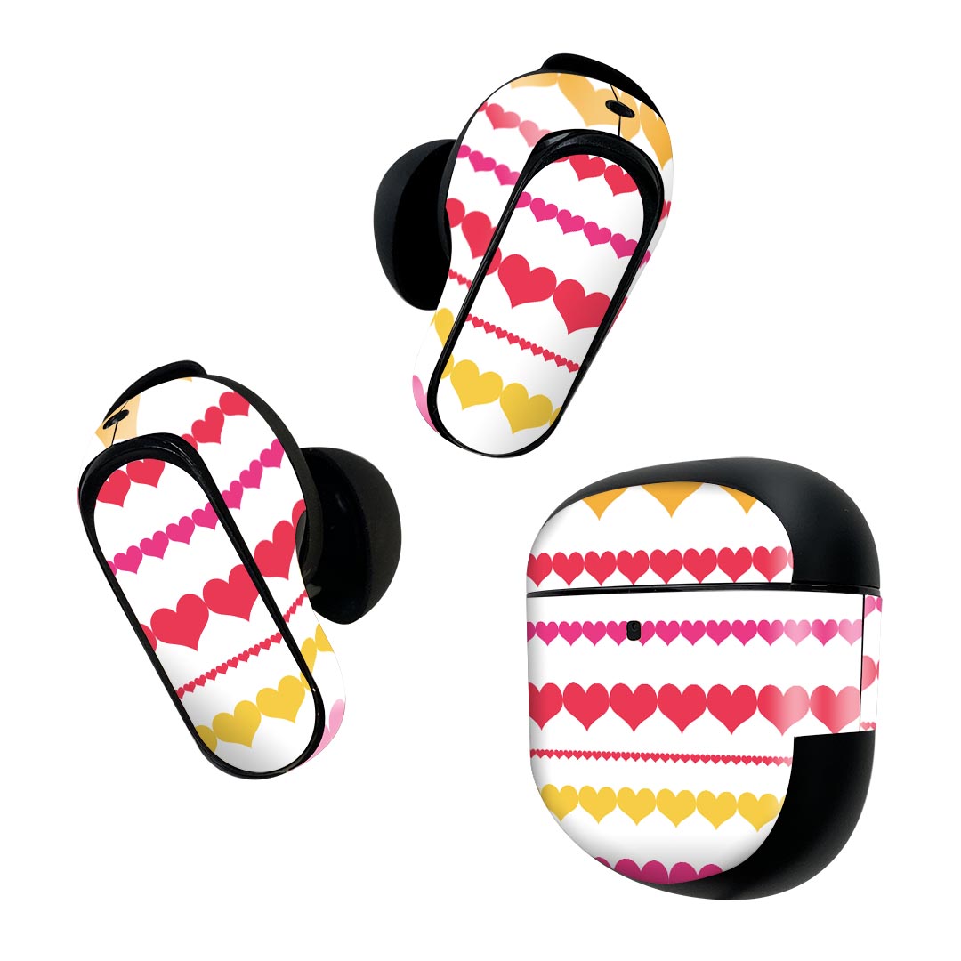 Bose QuietComfort Earbuds II 用 スキンシール ボーズ イヤバッズ2 用　ステッカ...
