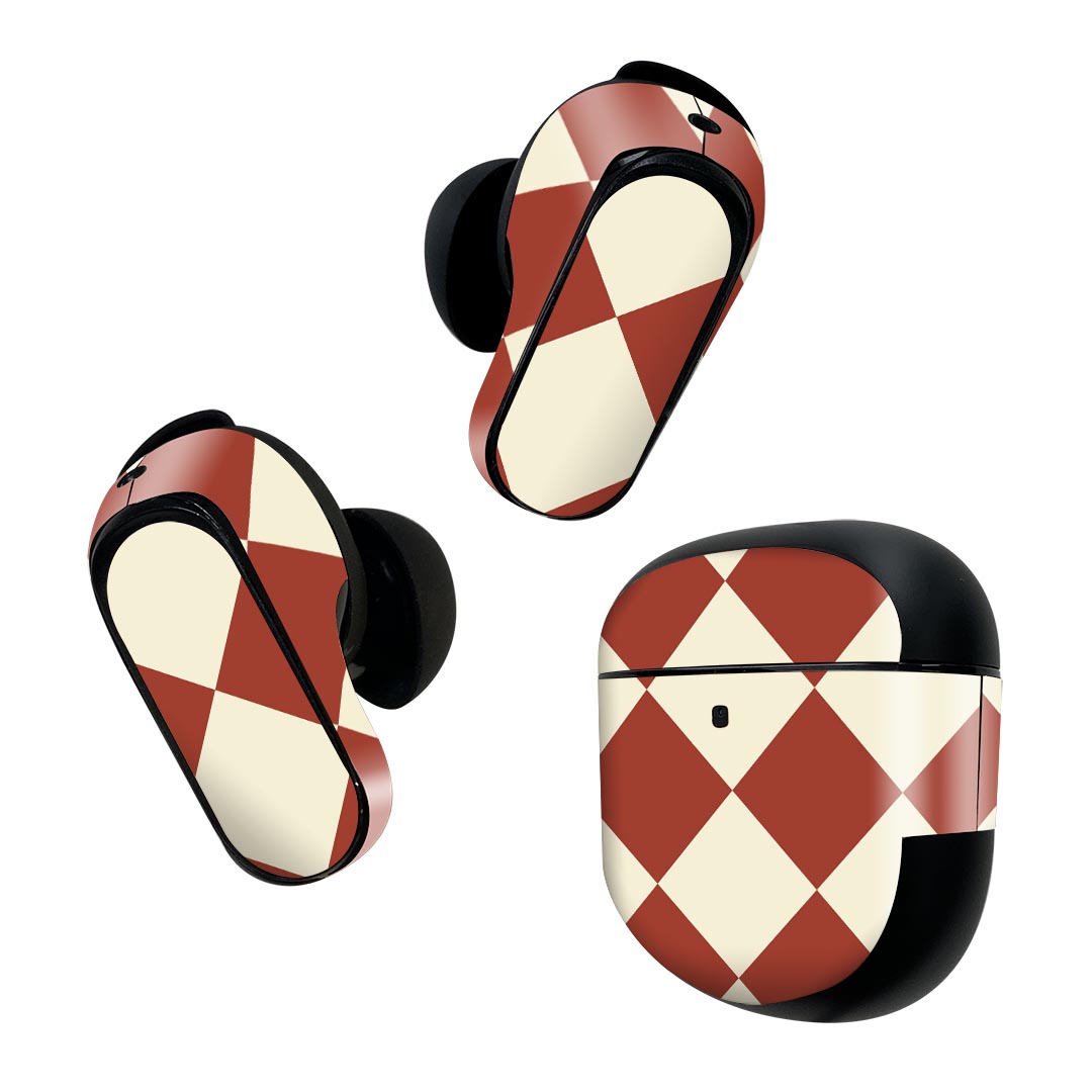 製品名 Bose QuietComfort Earbuds II 専用デザインスキンシール セット内容 Bose QuietComfort Earbuds II 専用シール　イヤホン（左右）3枚、充電ケース用シール 1枚AirPods第3世...