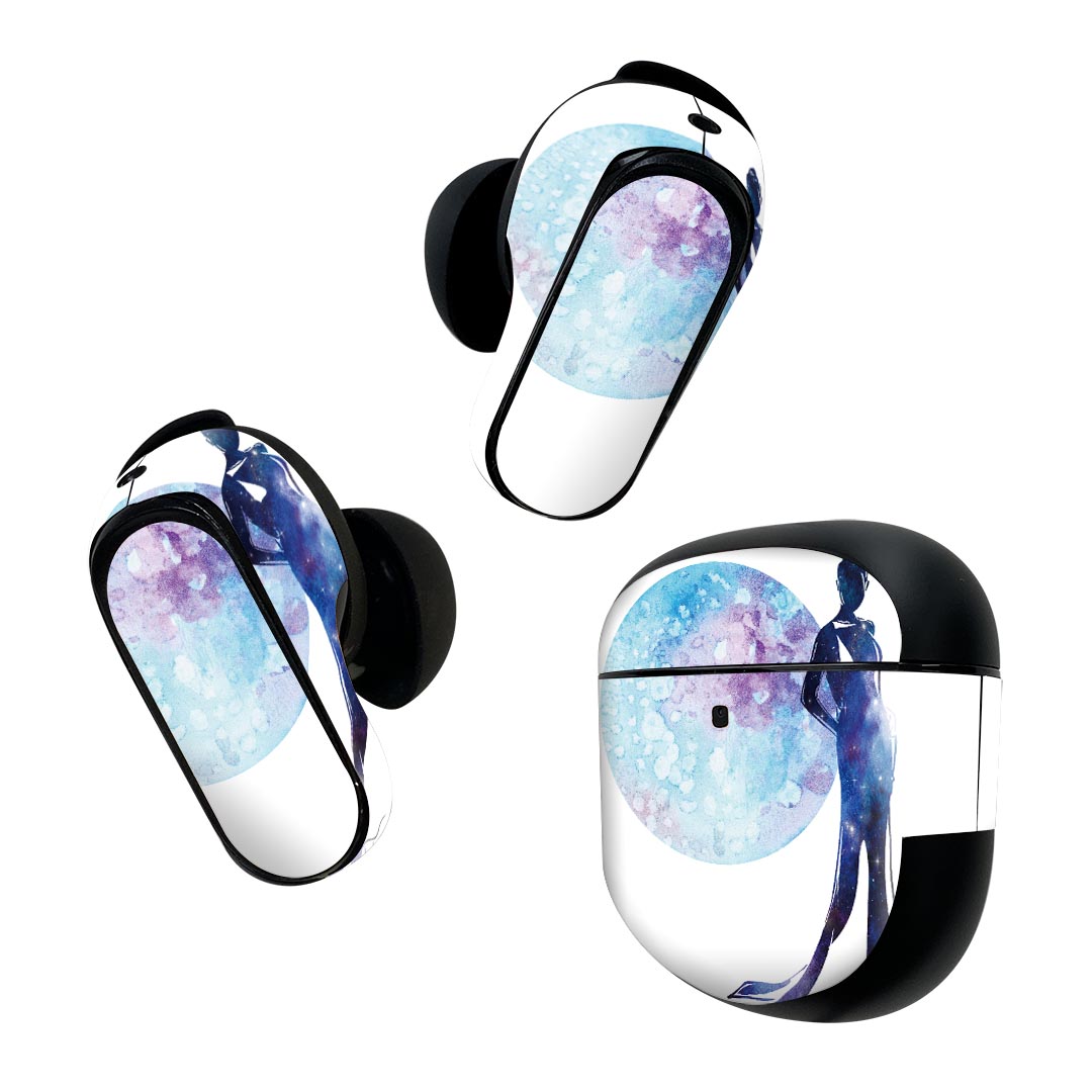 Bose QuietComfort Earbuds II 用 スキンシール ボーズ イヤバッズ2 用　ステッカ...