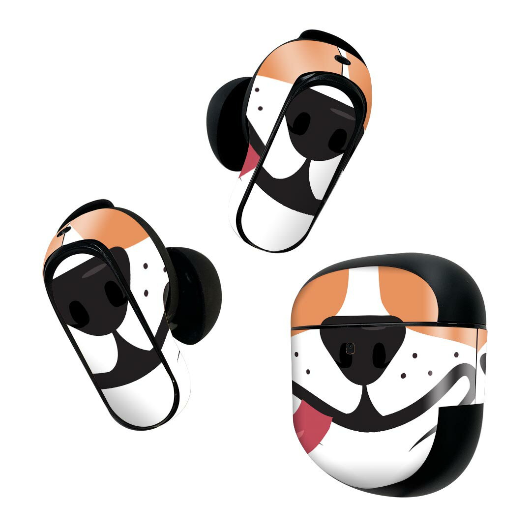 製品名 Bose QuietComfort Earbuds II 専用デザインスキンシール セット内容 Bose QuietComfort Earbuds II 専用シール　イヤホン（左右）3枚、充電ケース用シール 1枚AirPods第3世代専用です。第1?2世代、Proシリーズには対応していません。 商品特徴 再剥離性シートを素材に採用し、細かな位置調整がしやすく貼り直しが容易です。また、エアフリーでもありますので気泡が簡単に逃げるので、キレイに貼ることができます。専用の業務プリンターを使い、商品画像と遜色のない美しい印刷仕上がり。 注意事項 画像はサンプルですので、ご覧の環境によっては多少色味に違いを感じる場合がございます。 イメージと違った、モニターと色味が異なるという理由での交換や返金はご対応出来かねます。スキンシールのみの販売で、機器本体や充電ケース本体は付属しません。シワができた場合、ドライヤーなどで軽く温め、外側に向けてシワを伸ばすように貼ってください。初回貼付時の位置調整や貼り直しは可能ですが、しっかりと押し付けて接着させた後の再剥離、再利用は保証しておりません。また接着部に油分や汚れが付着しますと角の部分は剥がれやすくなりますので、貼付時はあまり触れないようにご注意ください。無地のセミグロスシートにデザインをプリントした商品で、デコなどの加工はございません。 凹凸や光沢があるように見えたり布地や金属を素材にしたように見える商品もありますが、デザインの図版によるものです。印刷時に微妙な画像のズレが生じる場合がございます。ご注文後に1点1点制作する受注生産品の為、不良品以外のご返品や交換は固くお断りします。 商品発送 完全受注生産のハンドメイド商品となりますので、既製品と比べて発送までお時間を頂いています。 基本的に決済確認後2~3営業日、最大で10営業日での発送となります。繁忙期や休業日明けの場合はさらに時間がかかる場合があります。 その際には別途メールにてご連絡致します。メール便の場合、発送日から到着までに2?4日ほどかかる場合が多く、紛失などの保障もご対応できかねます。あらかじめご了承下さい。