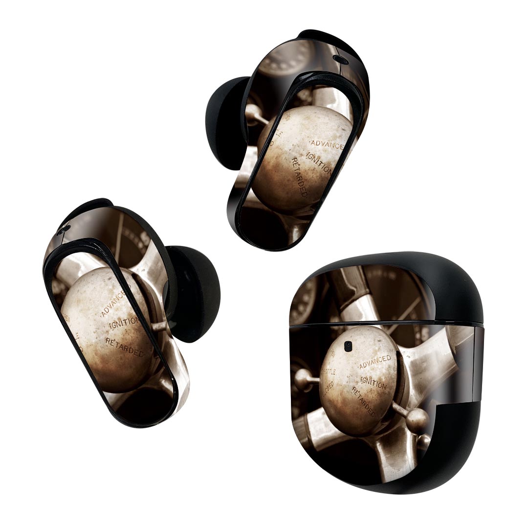 Bose QuietComfort Earbuds II 用 スキンシール ボーズ イヤバッズ2 用　ステッカー　本体3セット ケー..