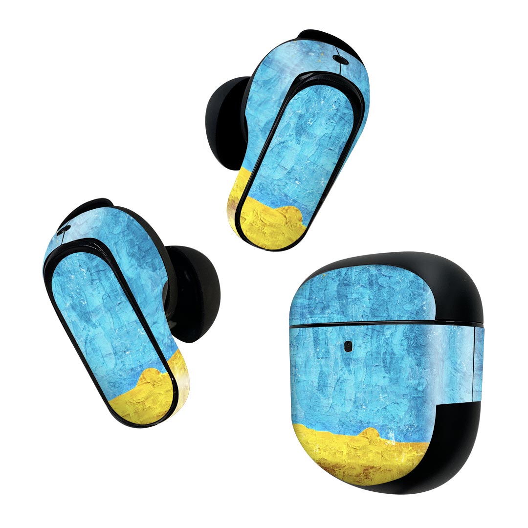 Bose QuietComfort Earbuds II 用 スキンシール ボーズ イヤバッズ2 用　ステッカ...