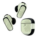 Bose QuietComfort Earbuds II 用 スキンシール ボーズ イヤバッズ2 用 ステッカー 本体3セット ケース1セット 保護 フィルム デコ 植物 葉っぱ モンステラ 022934(2)
