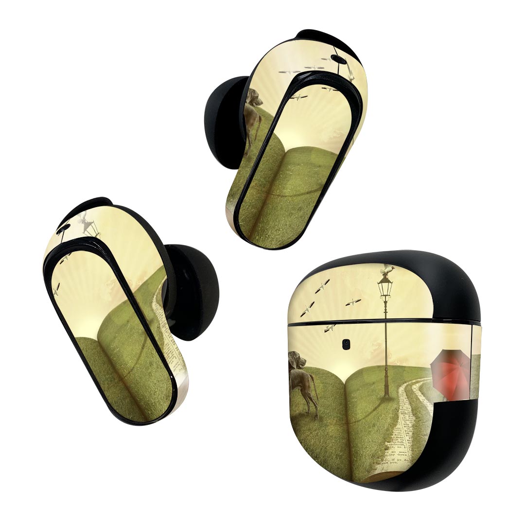 Bose QuietComfort Earbuds II 用 スキンシール ボーズ イヤバッズ2 用　ステッカ...