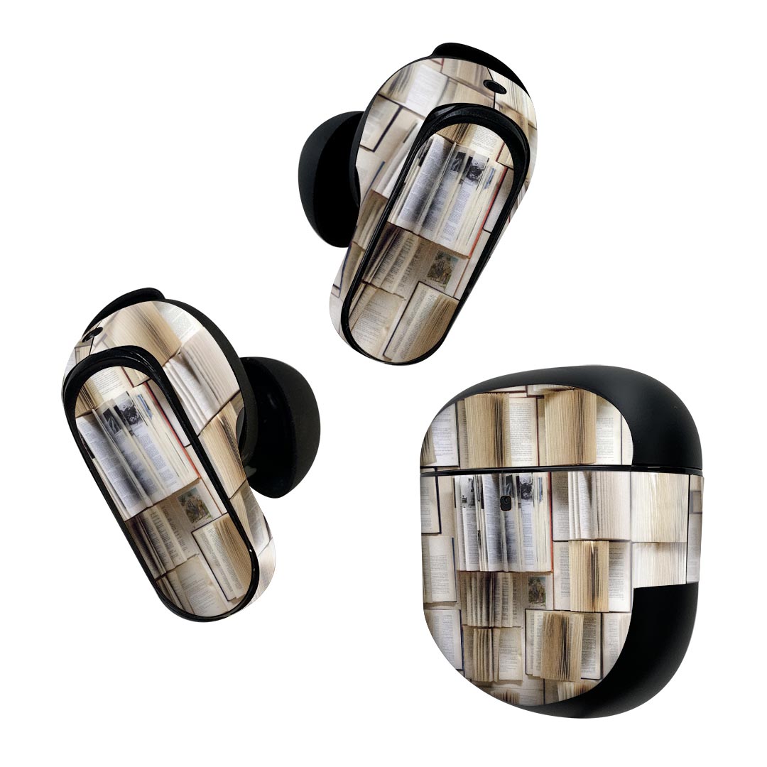 Bose QuietComfort Earbuds II 用 スキンシール ボーズ イヤバッズ2 用　ステッカー　本体3セット ケー..