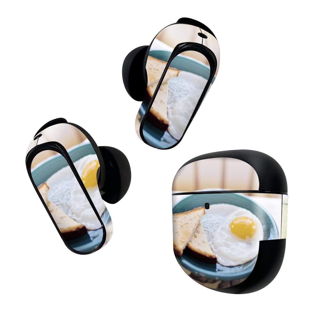 Bose QuietComfort Earbuds II 用 スキンシール ボーズ イヤバッズ2 用　ステッカー　本体3セット ケー..