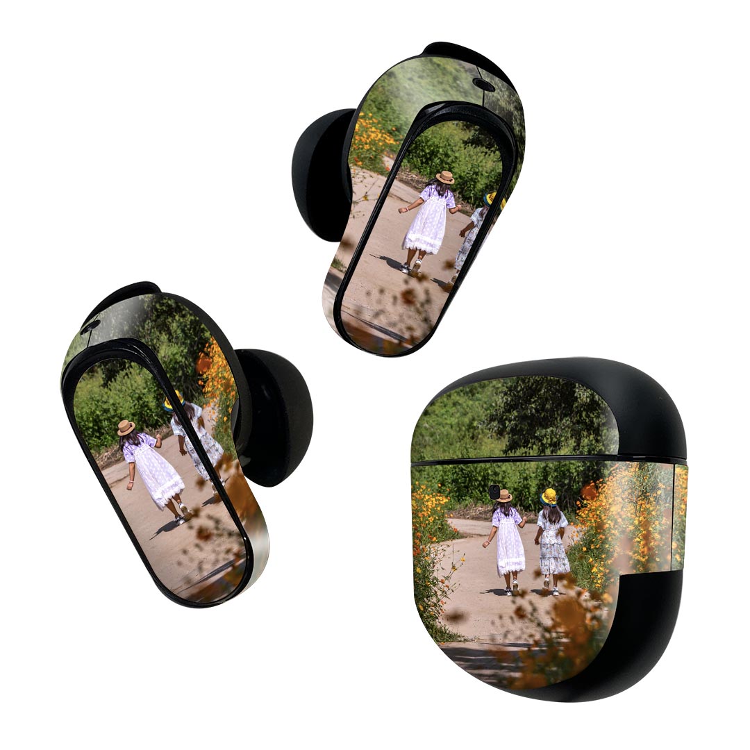 Bose QuietComfort Earbuds II 用 スキンシール ボーズ イヤバッズ2 用　ステッカー　本体3セット ケー..