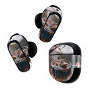 Bose QuietComfort Earbuds II 用 スキンシール ボーズ イヤバッズ2 用 ステッカー 本体3セット ケース1セット 保護 フィルム デコ コーヒー カフェ 写真 023146(2)