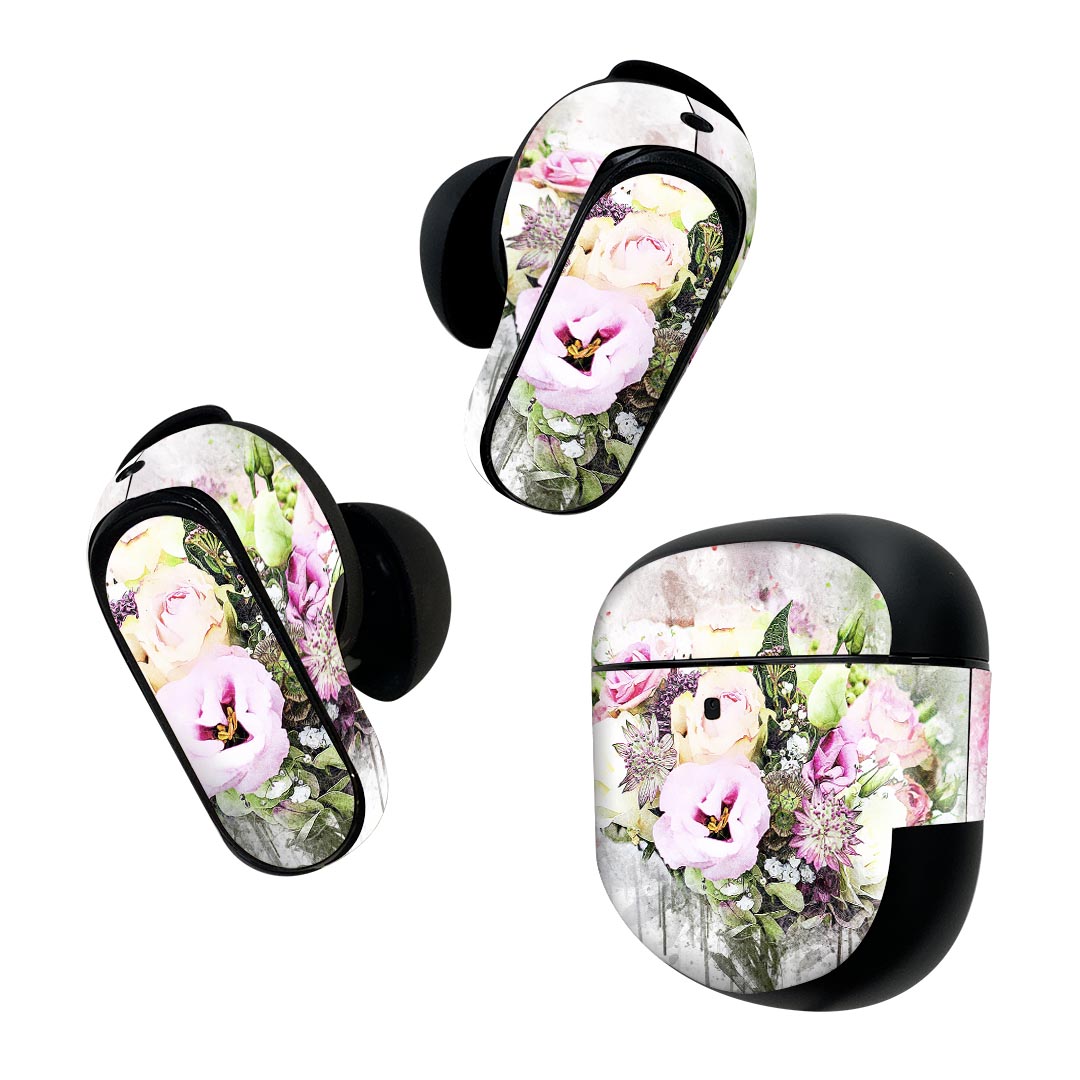 Bose QuietComfort Earbuds II 用 スキンシール ボーズ イヤバッズ2 用　ステッカ...
