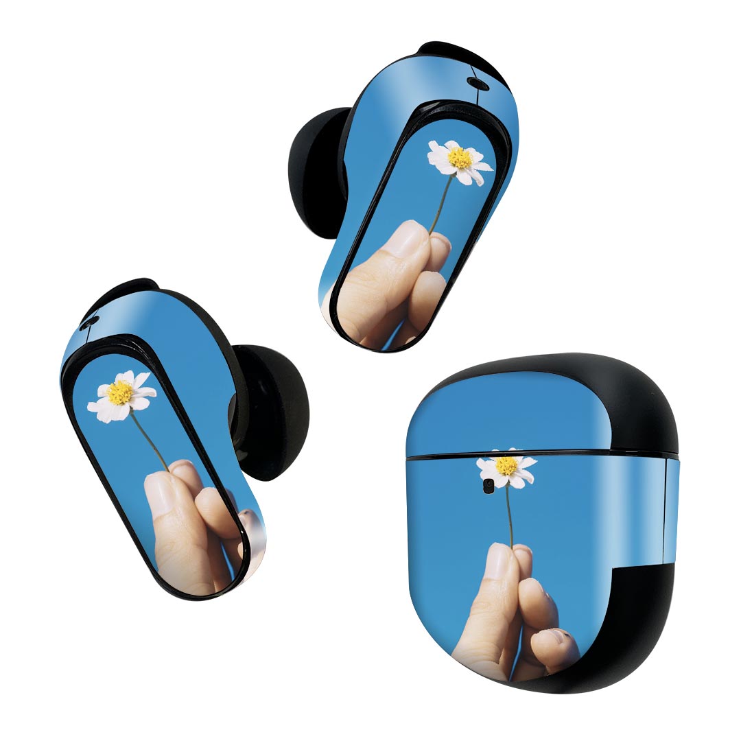 Bose QuietComfort Earbuds II 用 スキンシール ボーズ イヤバッズ2 用　ステッカ...