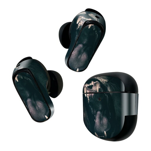 Bose QuietComfort Earbuds II 用 スキンシール ボーズ イヤバッズ2 用 ステッカー 本体3セット ケース1セット 保護 フィルム デコ ライオン 動物 023526 Bose QuietComfort Earbuds II 用 スキンシール ボーズ イヤバッズ2 用 ステッカー 本体3セット ケース1セット 保護 フィルム デコ ライオン 動物 023526