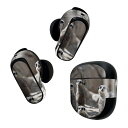 Bose QuietComfort Earbuds II 用 スキンシール ボーズ イヤバッズ2 用 ステッカー 本体3セット ケース1セット 保護 フィルム デコ ミーアキャット 動物 写真 023560