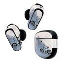 Bose QuietComfort Earbuds II 用 スキンシール ボーズ イヤバッズ2 用 ステッカー 本体3セット ケース1セット 保護 フィルム デコ 雪 自転車 023566