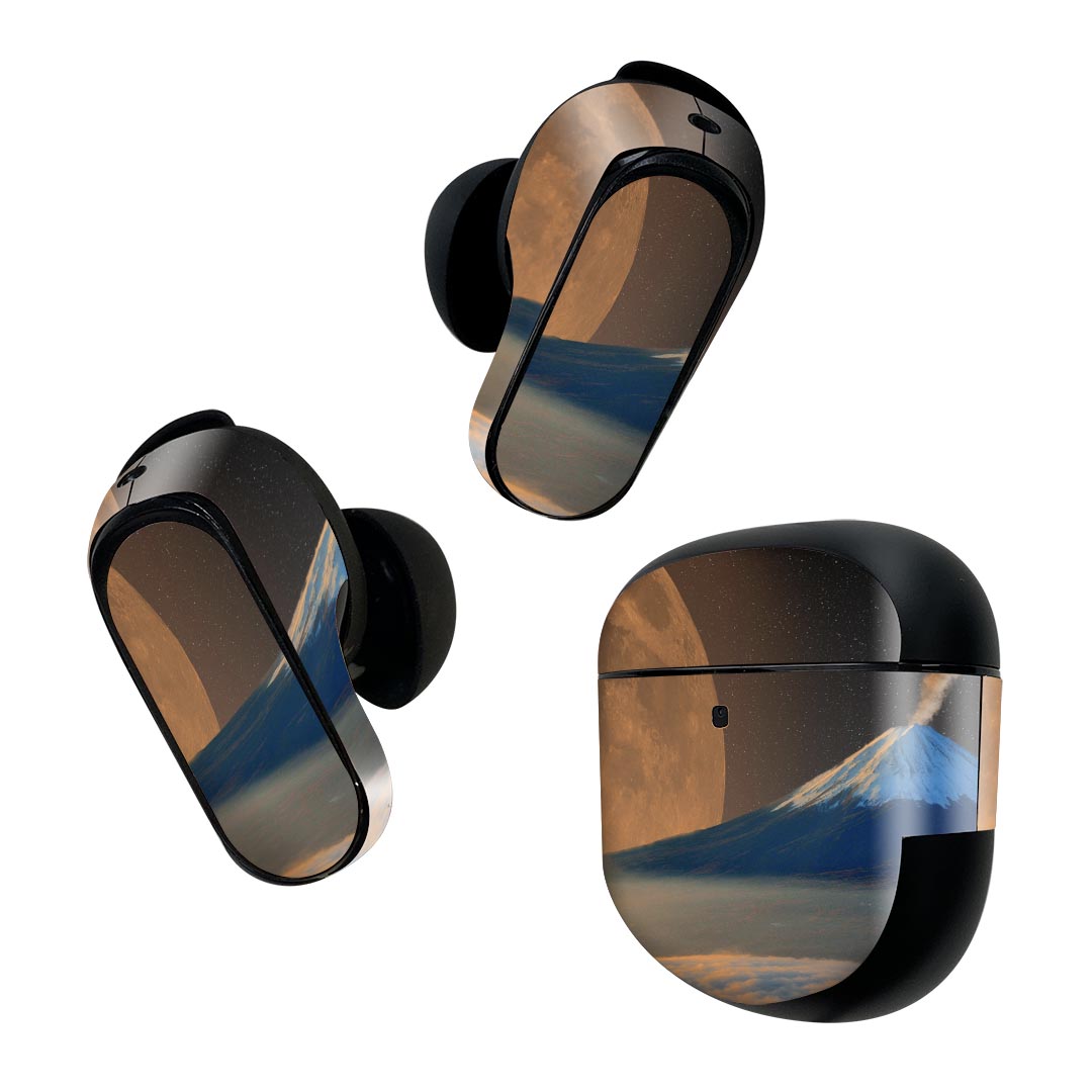 Bose QuietComfort Earbuds II 用 スキンシール ボーズ イヤバッズ2 用　ステッカ...
