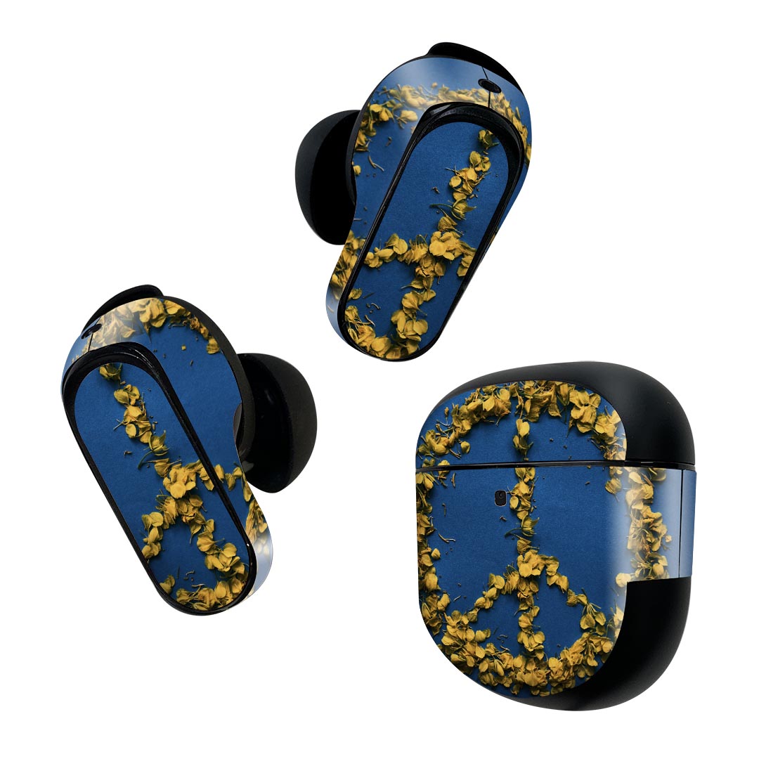 Bose QuietComfort Earbuds II 用 スキンシール ボーズ イヤバッズ2 用　ステッカ...