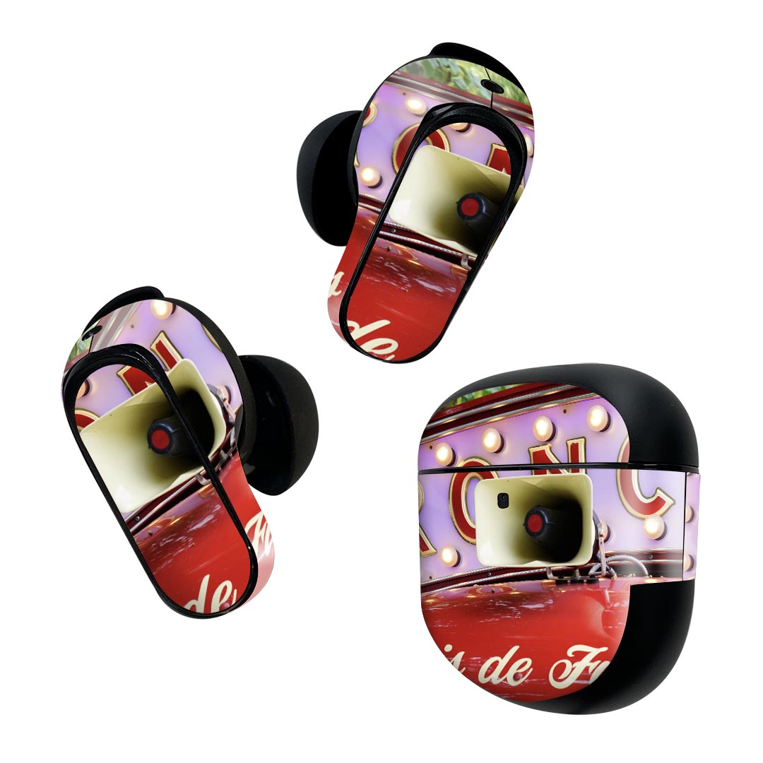 Bose QuietComfort Earbuds II 用 スキンシール ボーズ イヤバッズ2 用　ステッカ...