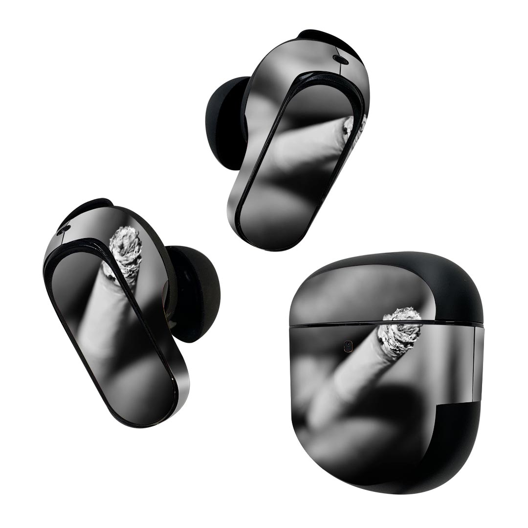 Consumable Goods, Various Parts - Bose QuietComfort Earbuds II 用 スキンシール ボーズ イヤバッズ2 用　ステッカー　本体3セット ケース1セット 保護 フィルム デコ たばこ　写真 023807
