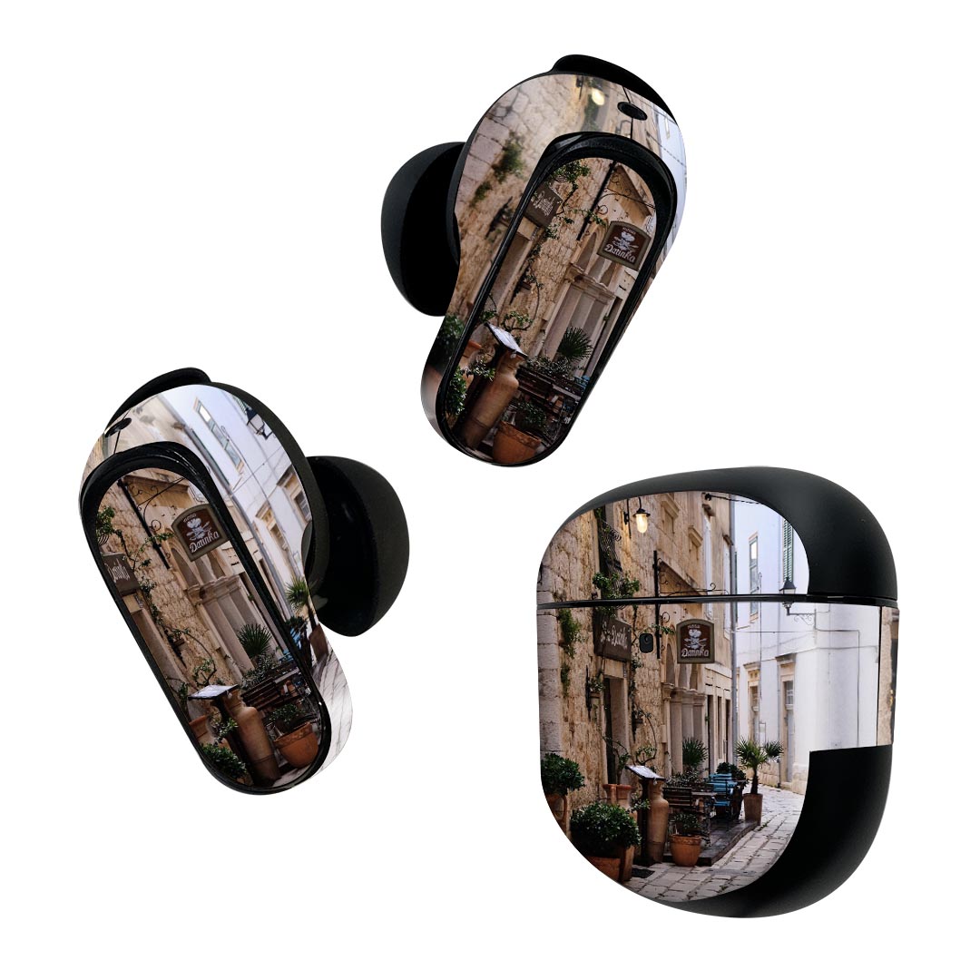 Bose QuietComfort Earbuds II 用 スキンシール ボーズ イヤバッズ2 用　ステッカ...