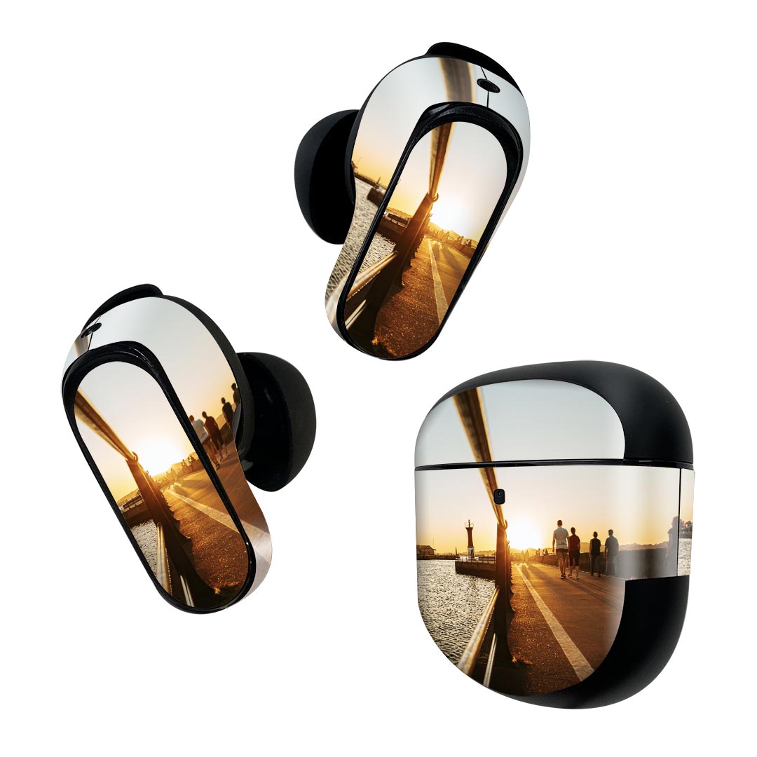 Bose QuietComfort Earbuds II 用 スキンシール ボーズ イヤバッズ2 用　ステッカ...