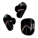 Bose QuietComfort Earbuds II 用 スキンシール ボーズ イヤバッズ2 用 ステッカー 本体3セット ケース1セット 保護 フィルム デコ カラフル レインボー 虹 023883