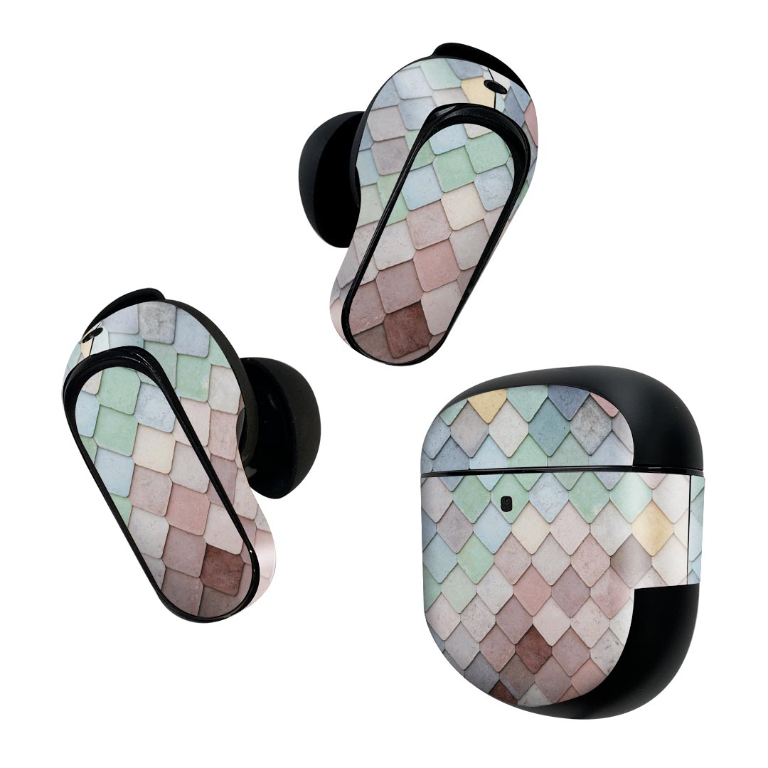 Bose QuietComfort Earbuds II 用 スキンシール ボーズ イヤバッズ2 用　ステッカ...