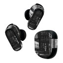 Bose QuietComfort Earbuds II 用 スキンシール ボーズ イヤバッズ2 用 ステッカー 本体3セット ケース1セット 保護 フィルム デコ 写真 モノクロ 人物 023904(2)