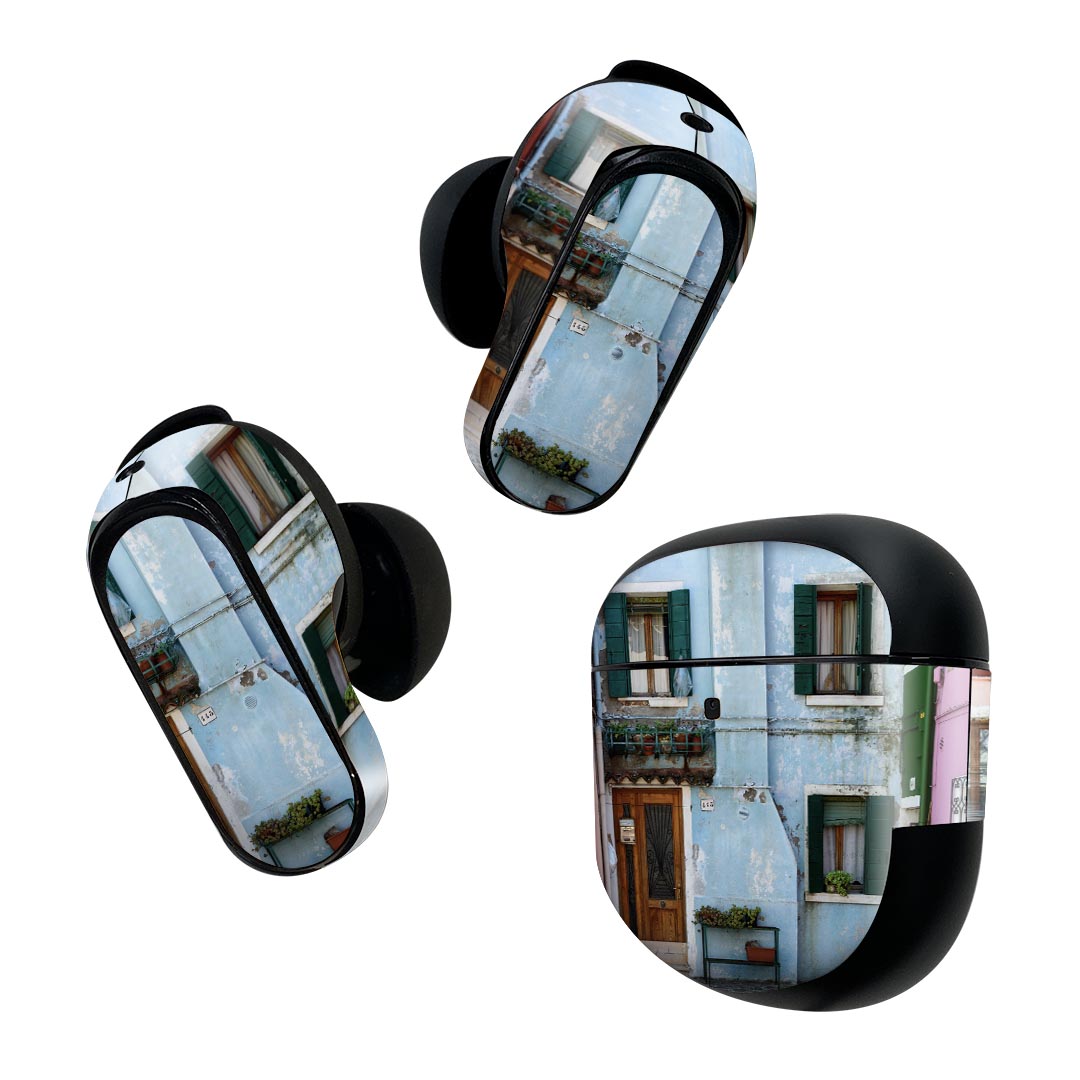 Bose QuietComfort Earbuds II 用 スキンシール ボーズ イヤバッズ2 用　ステッカ...