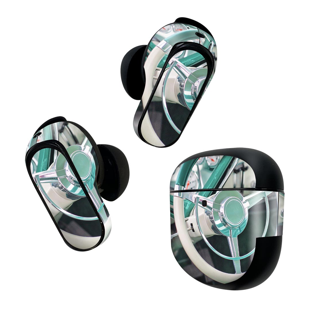 Bose QuietComfort Earbuds II 用 スキンシール ボーズ イヤバッズ2 用　ステッカー　本体3セット ケー..