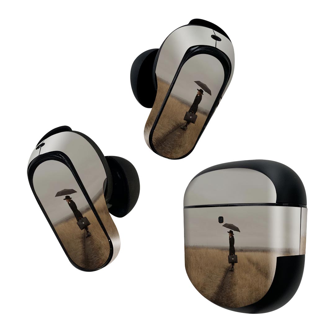 Bose QuietComfort Earbuds II 用 スキンシール ボーズ イヤバッズ2 用　ステッカ...