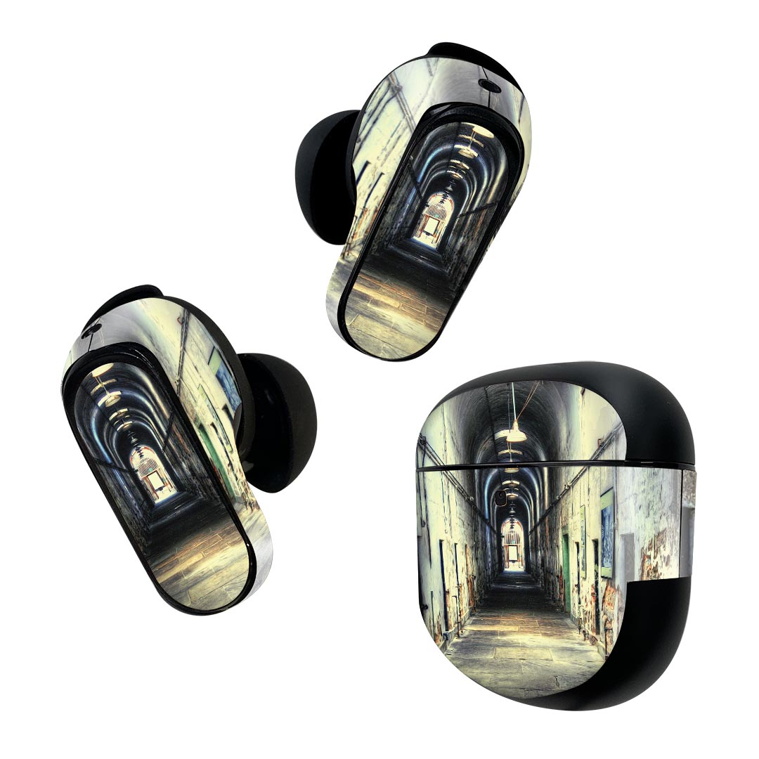 Bose QuietComfort Earbuds II 用 スキンシール ボーズ イヤバッズ2 用　ステッカー　本体3セット ケー..