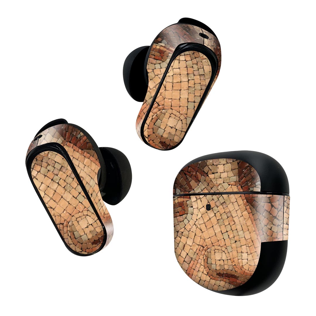 Bose QuietComfort Earbuds II 用 スキンシール ボーズ イヤバッズ2 用　ステッカー　本体3セット ケー..