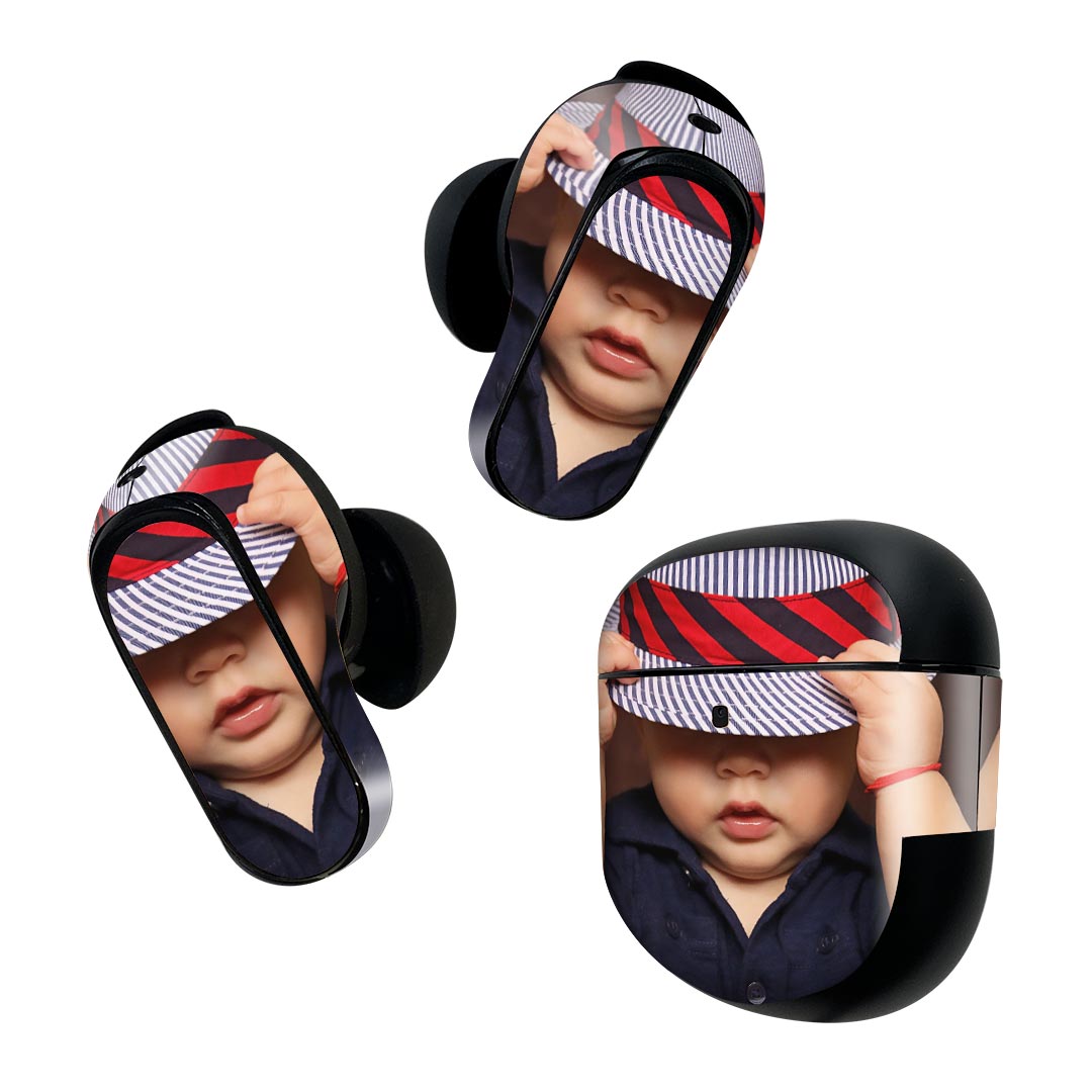Bose QuietComfort Earbuds II 用 スキンシール ボーズ イヤバッズ2 用　ステッカ...