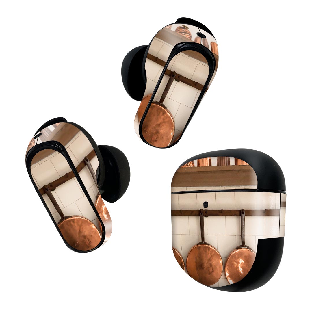 Bose QuietComfort Earbuds II 用 スキンシール ボーズ イヤバッズ2 用　ステッカー　本体3セット ケー..