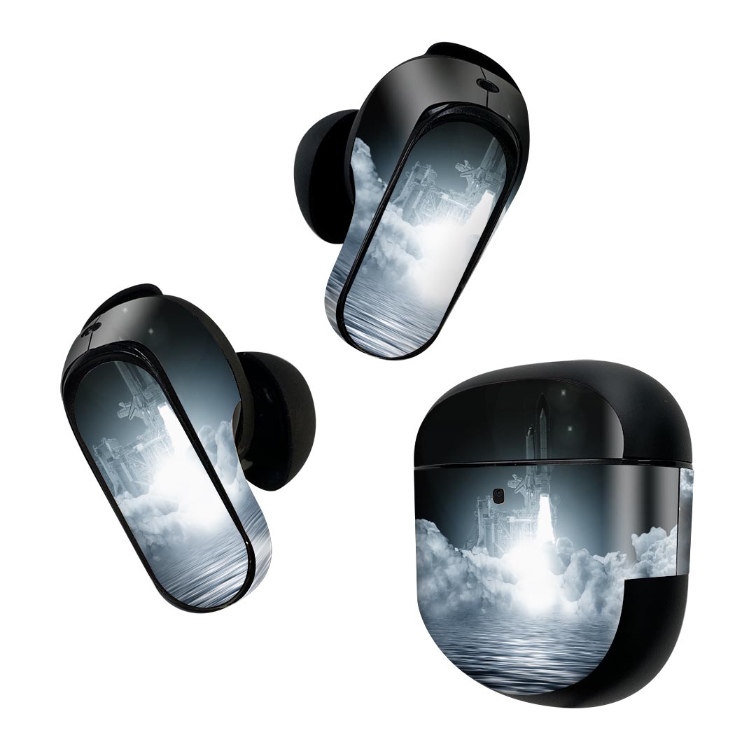 Bose QuietComfort Earbuds II 用 スキンシール ボーズ イヤバッズ2 用　ステッカ...