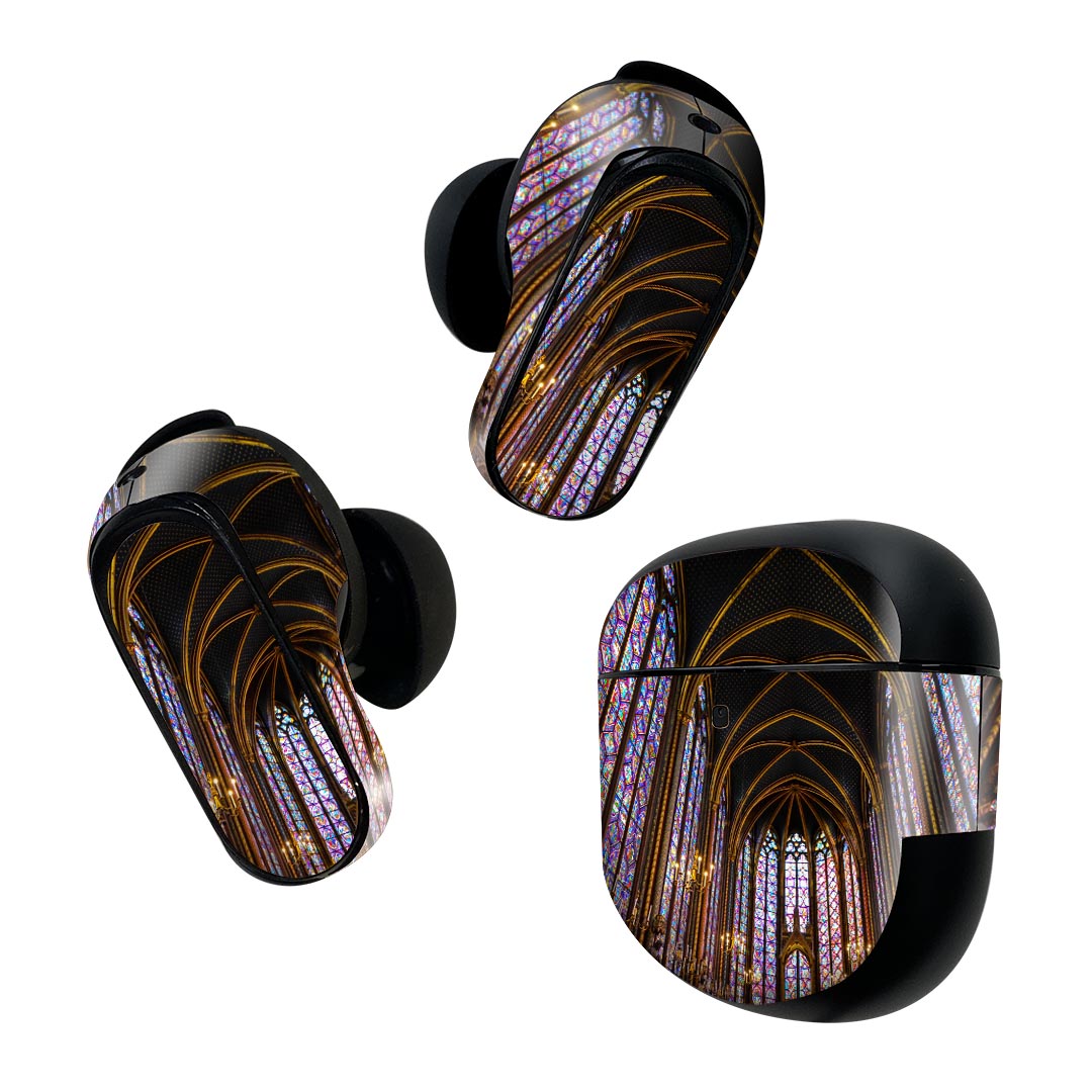 Bose QuietComfort Earbuds II 用 スキンシール ボーズ イヤバッズ2 用　ステッカ...