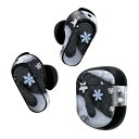 Bose QuietComfort Earbuds II 用 スキンシール ボーズ イヤバッズ2 用 ステッカー 本体3セット ケース1セット 保護 フィルム デコ 雪 冬 手袋 クリスマス 025969