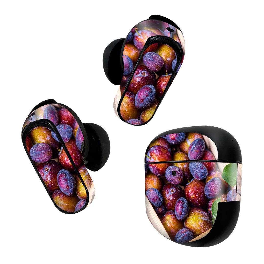 Bose QuietComfort Earbuds II 用 スキンシール ボーズ イヤバッズ2 用　ステッカー　本体3セット ケー..